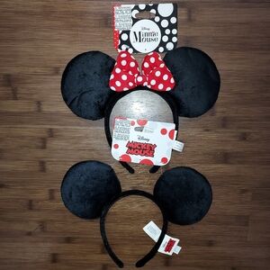 Disney Mickey Mouse and Minnie Mouse ears his/hers